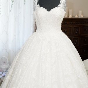 Wadding dress good condition size 40 m//L